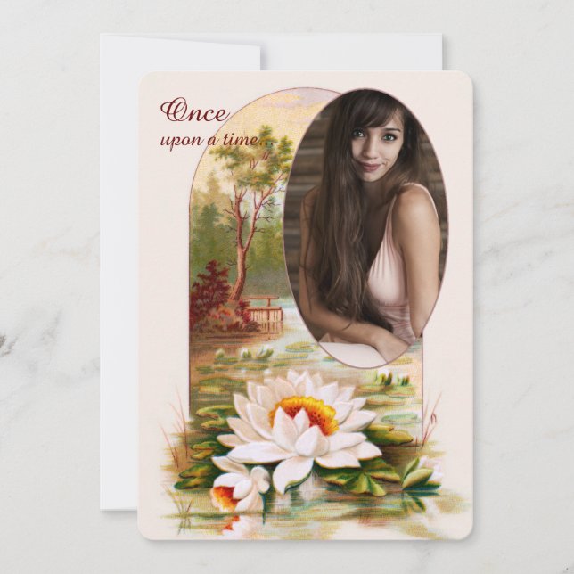 Convite para Fotografia do Jardim Lotus (Frente)