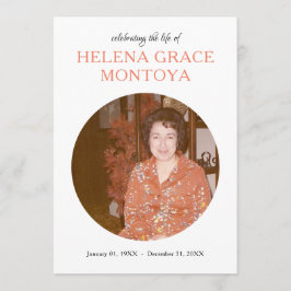 convite para fotografia em círculo central