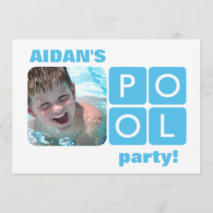 Convite para Fotografias da Festa de Verão Azul e