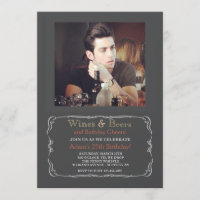 Convite para Fotografias de Festa de Cerveja