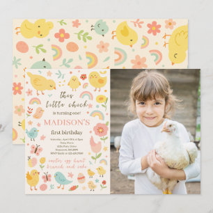 Convite para Fotografias de Festa de primeiro aniv