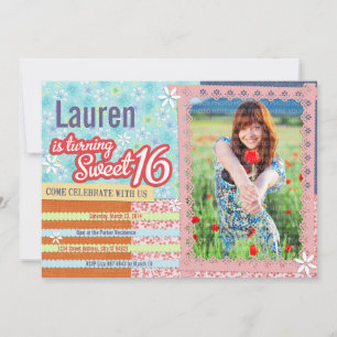 Convite para fotografias do Patchwork & Pink Lace