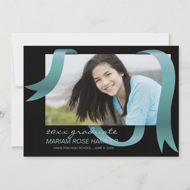 Convite para Fotos de Formando brilhante (Frente)