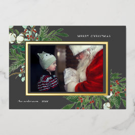 convite para fotos florais de inverno