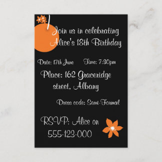 Convite para Fruta de Verão