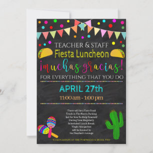 Convite para Funcionarios de Apreciação de Profe