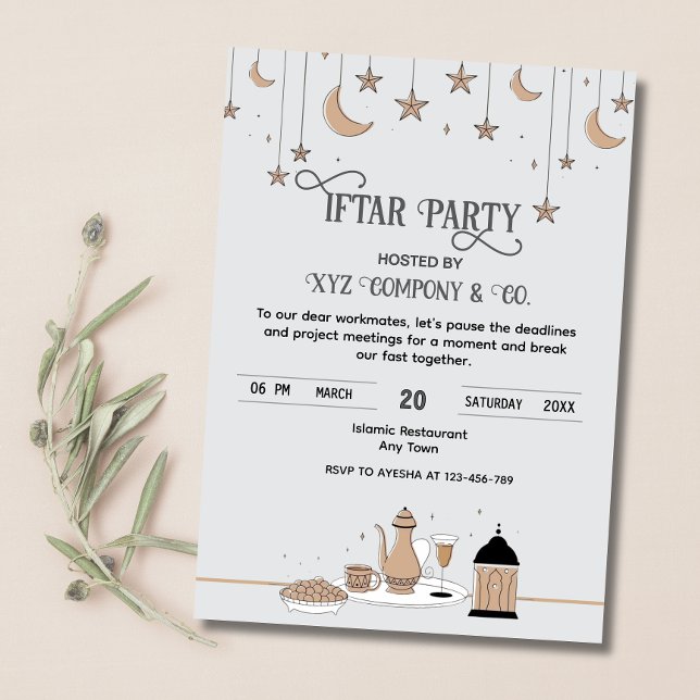 convite para funcionários em destaque e estrelas (Criador carregado)