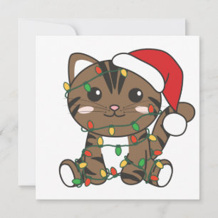 Convite Para Gatos De Natal Para Animais De Invern