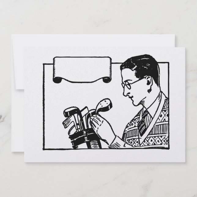 Convite para Golf (Frente)