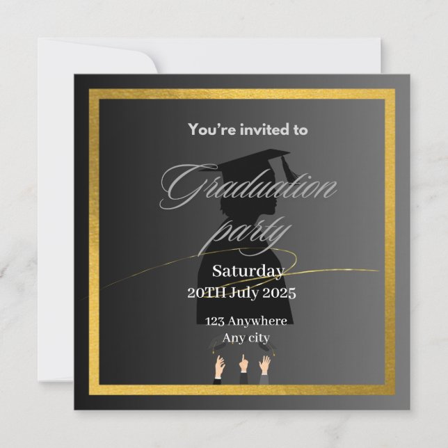 Convite para graduação (Frente)