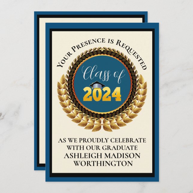 Convite para graduação (Frente/Verso)