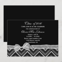 Convite para Graduação Chevron e Arco