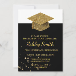 Convite para Graduação Chic Elegante