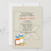 Convite Para Graduação Da Escola De Farmácia Rx