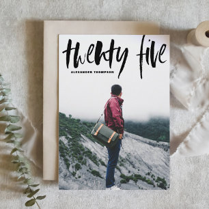 Convite para Graduação da Tipografia de Pincel Neg