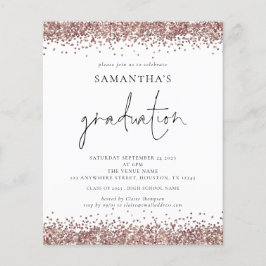 Convite para Graduação de 2024 para Rosa Dourado G
