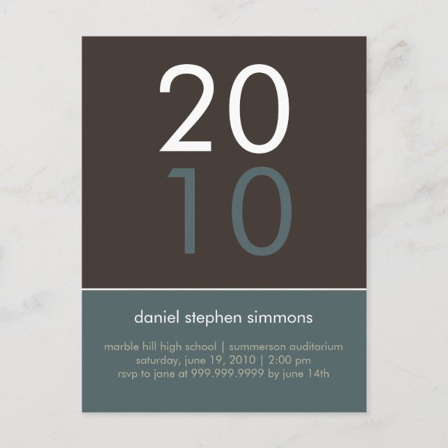 Convite Para Graduação De Azul E Tan De Cadete "Du (Frente)