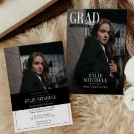 Convite para graduação de Cobrir de jornal