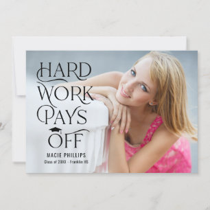 Convite para Graduação de Cores Editável de Forman