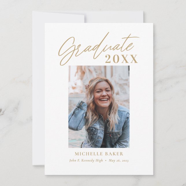 Convite para Graduação de Cores Editável sem Esfor (Frente)