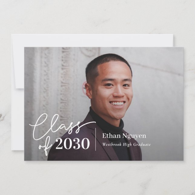 Convite para Graduação de Cores Simplesmente Editá (Frente)