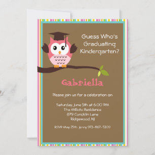 Convite Para Graduação De Crianças De Membros