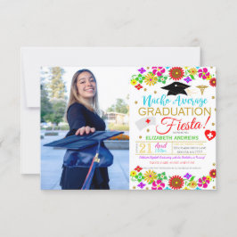 Convite para Graduação de Enfermeira Fiesta