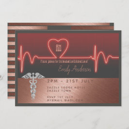 Convite para Graduação de Enfermeiros - Metálico D