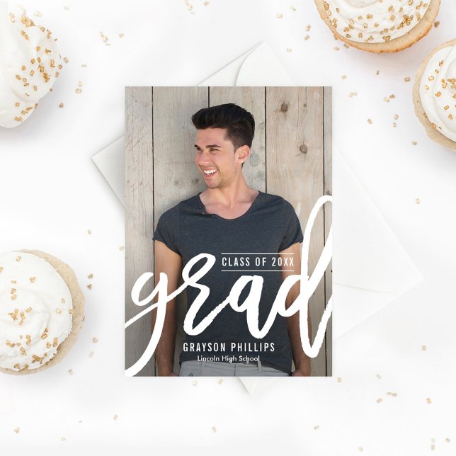 Convite para Graduação de Formando Brutado por Cor (Criador carregado)