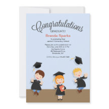 Convite para Graduação de Formando de Menina