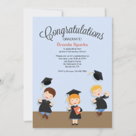 Convite para Graduação de Formando de Menina