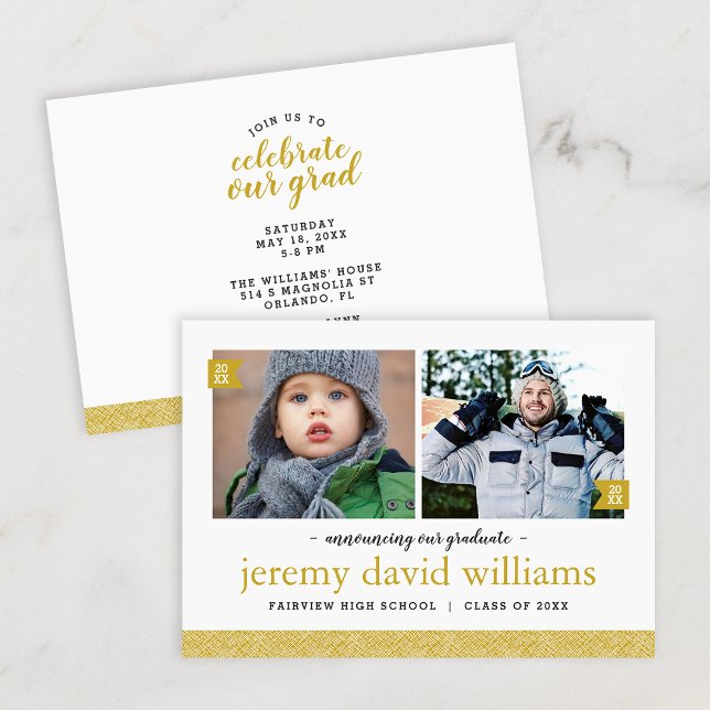 Convite para Graduação de Fotos (Criador carregado)