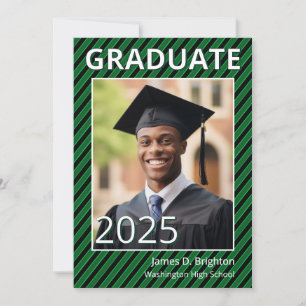 Convite para Graduação de Fotos Azul