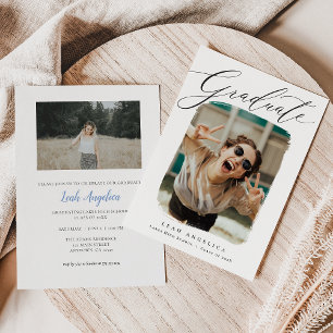 Convite para Graduação de Fotos com Quadro Artísti