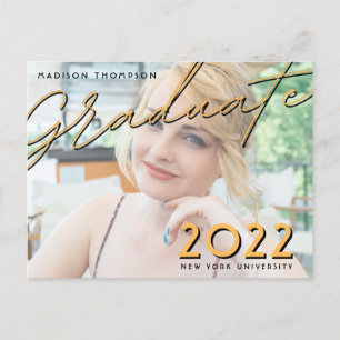 Convite Para Graduação De Fotos Com Tipografia D