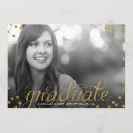 Convite para Graduação de Fotos de Pesquisa com Le
