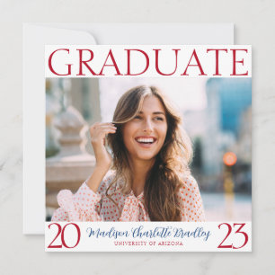 Convite para Graduação de Fotos em Alteração de Co