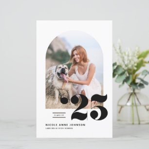 Convite para Graduação de Fotos em Arch 2025 Class