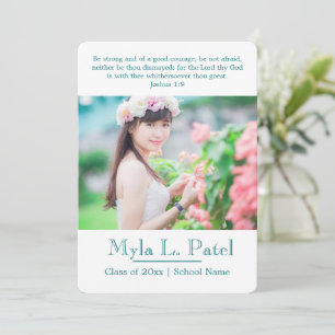 Convite para Graduação de Fotos em Escritura Crist