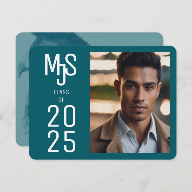 Convite para Graduação de Fotos Legal (Frente/Verso)