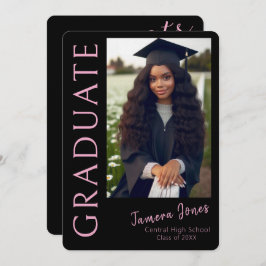 Convite para Graduação de Fotos Moderna