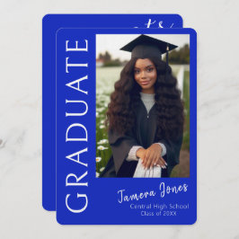 Convite para Graduação de Fotos Moderna