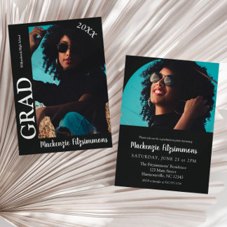 Convite para Graduação de Fotos Moderna