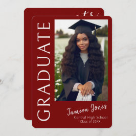 Convite para Graduação de Fotos Moderna