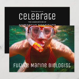 Convite para Graduação de Fotos para Carreira no F