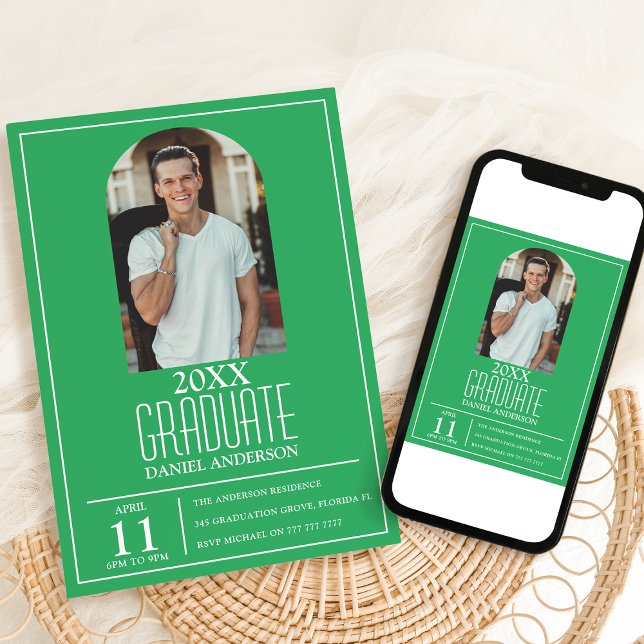 Convite para Graduação de Fotos por Arch na moda (Criador carregado)