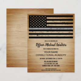 Convite para Graduação de Funcionário Correto de O