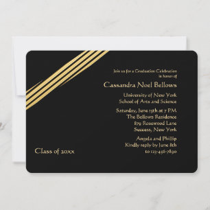 Convite para graduação de Ouro