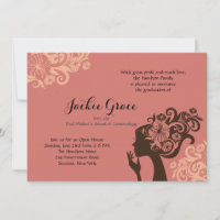 Convite para Graduação em Silhouette Cosmetology