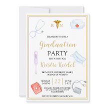 Convite para Graduação Escolar de Enfermagem